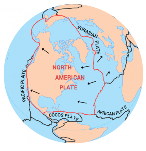 北美板块构造边界
