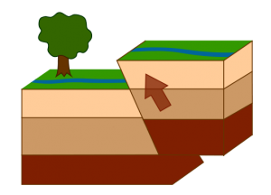 地震断层类型为逆断层