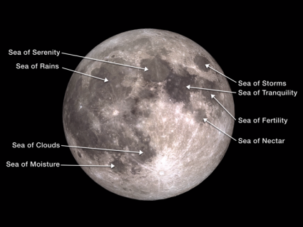 月球玛丽亚:月球上的火山盆地