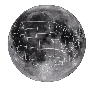 月亮美国覆盖